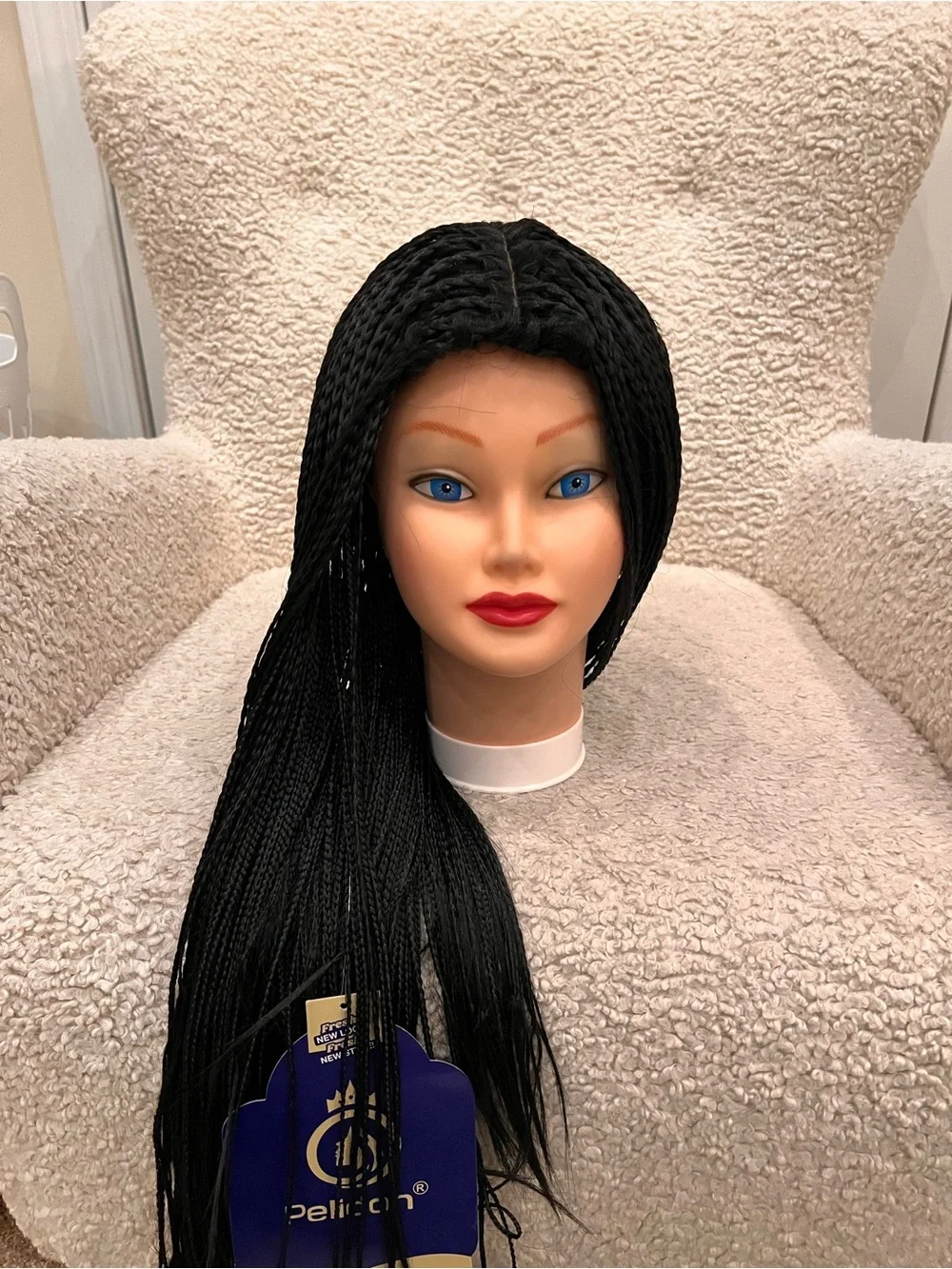 Micro Million Twisted Braided Wigs for Women’s 1B